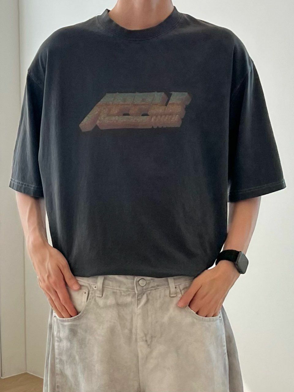 洗水英文字短袖Tee EDEN-001T