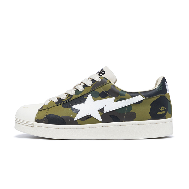 【代購】BAPE A BATHING APE Skull Sta 1st Camo Green