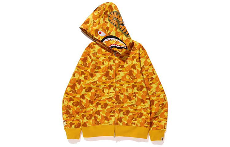 【代購】A BATHING APE x PUBG Shark Series Fall Sweatshirt Unisex Saffron