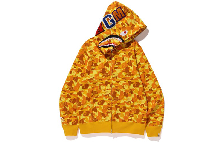【代購】A BATHING APE x PUBG Shark Series Fall Sweatshirt Unisex Saffron