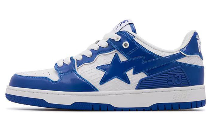 【代購】BAPE A BATHING APE Bape SK8 Sta Red White Patent