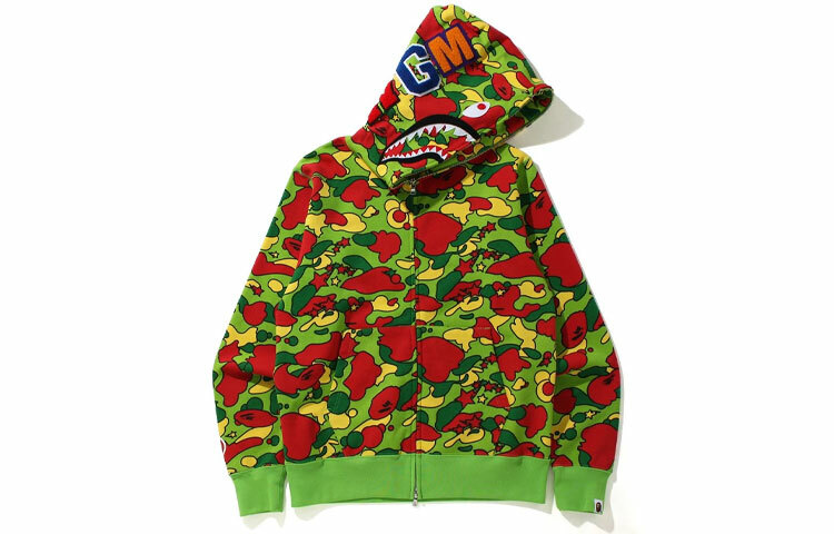 【代購】A BATHING APE Sta Camo Shark Full Zip Hoodie