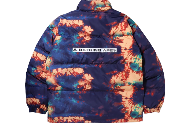 【代購】A BATHING APE Tie Dye Loose Fit Down Jacket