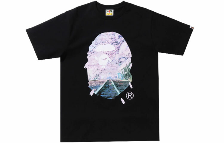 【代購】A BATHING APE Sakura Photo Ape Head Tee SS22