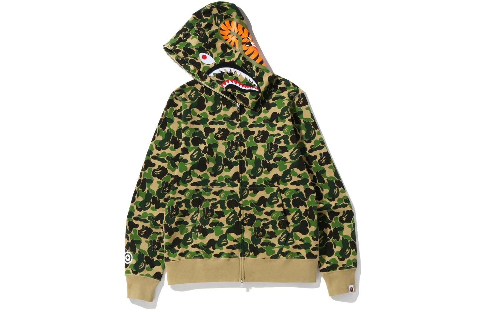 【代購】A BATHING APE Abc Camo Shark Full Zip Hoodie