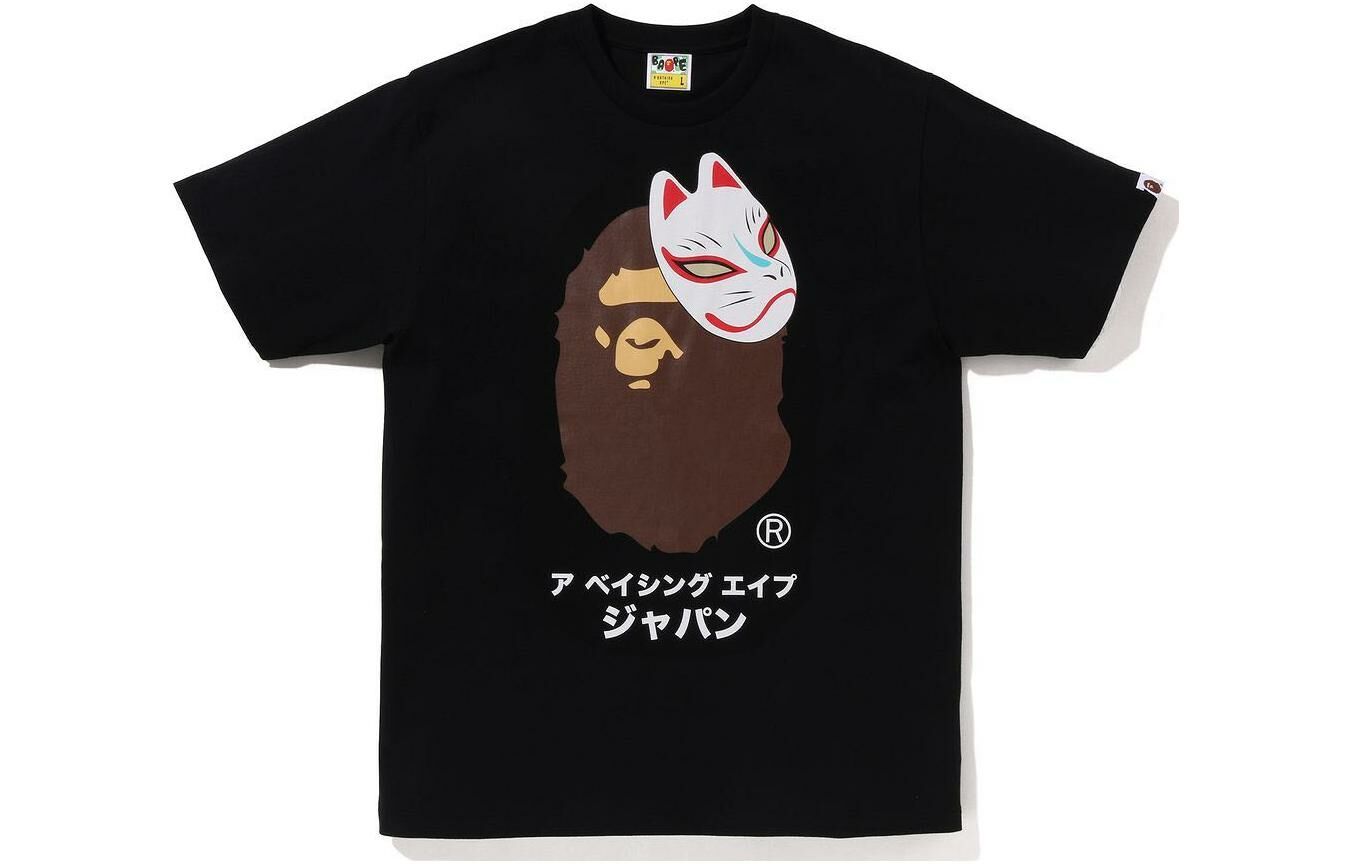 【代購】A BATHING APE Japanese Fox Mask Tee