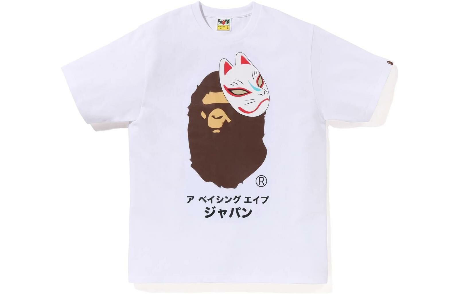 【代購】A BATHING APE Japanese Fox Mask Tee