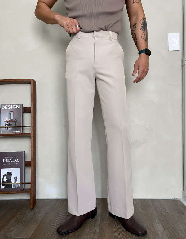 修身靴型西裝褲