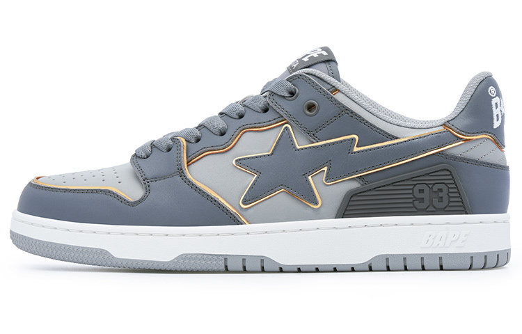 【代購】A BATHING APE SK8 Grey White