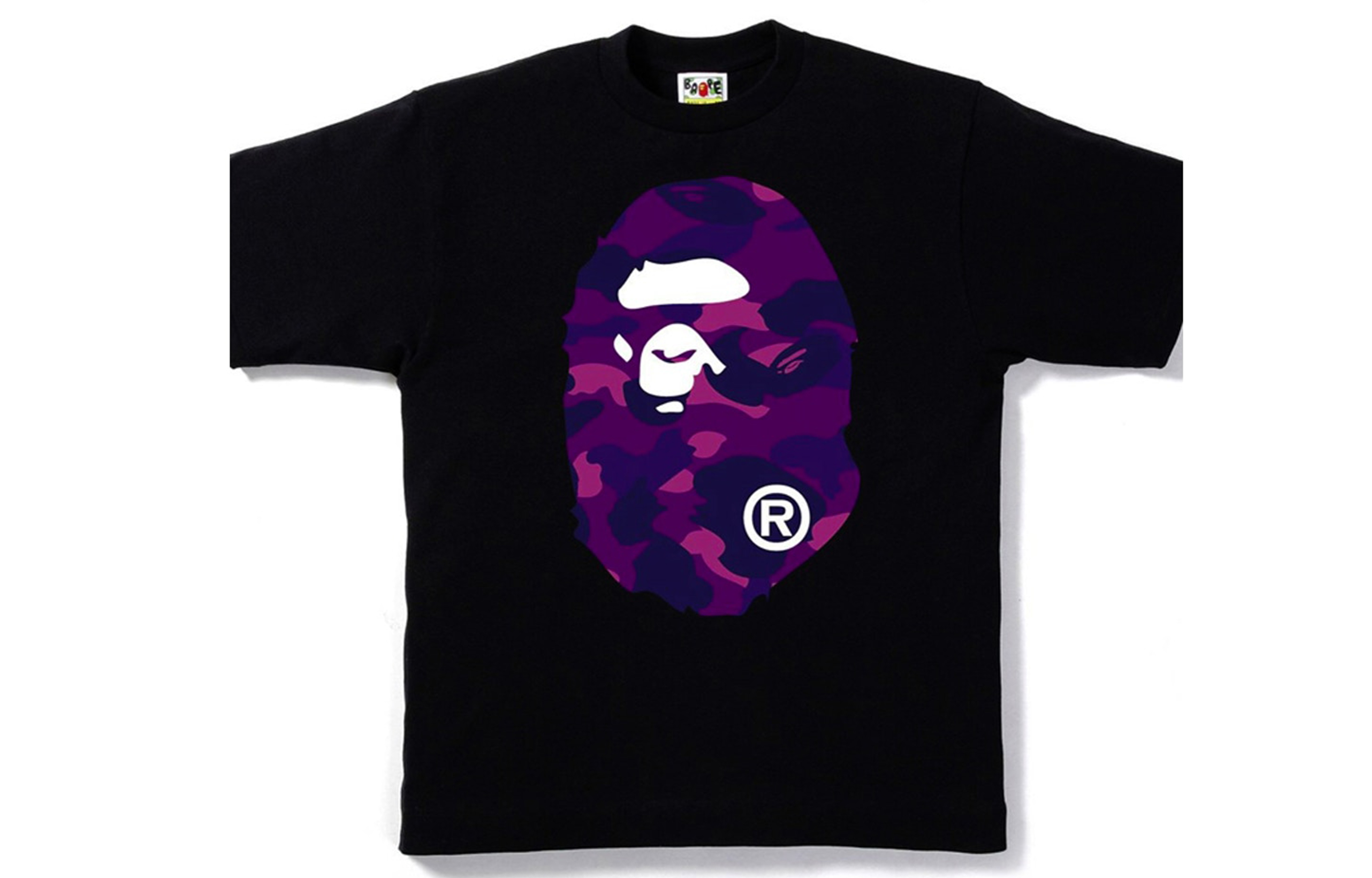 【代購】A BATHING APE Color Camo Big Ape Head T-Shirt SS20