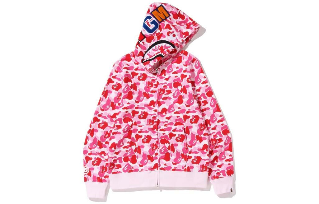 【代購】A BATHING APE Abc Camo Shark Full Zip Hoodie Ladies
