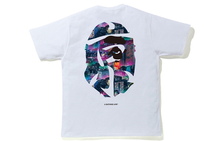 【代購】A BATHING APE Neon Tokyo Kanji Tee
