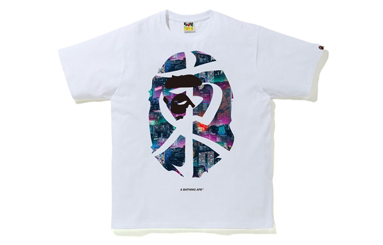 【代購】A BATHING APE Neon Tokyo Kanji Tee