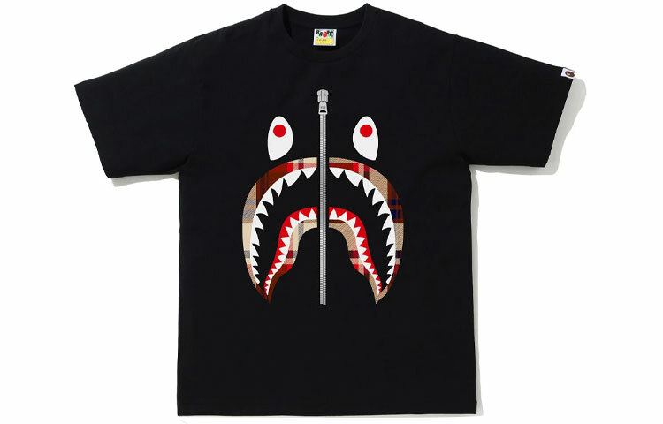 【代購】A BATHING APE Check Shark Tee