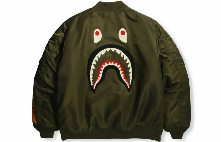 【代購】A BATHING APE Shark Loose Fit MA 1 Jacket FW21