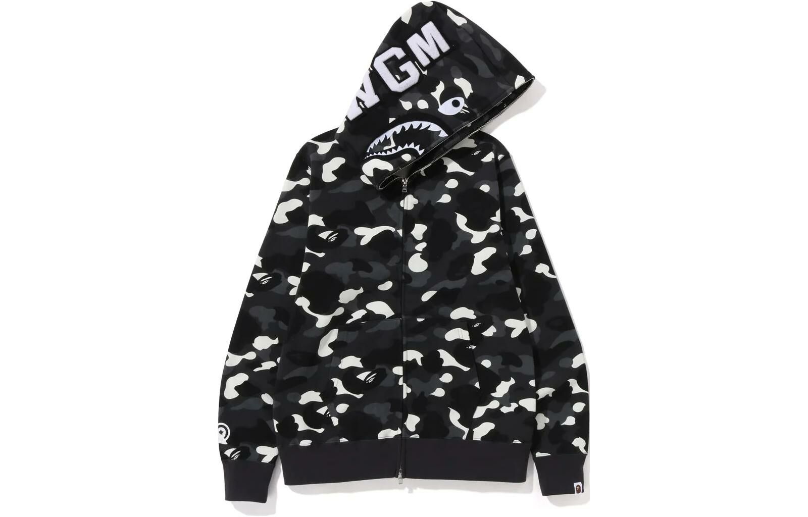【代購】A BATHING APE City Camo Shark Full Zip Hoodie
