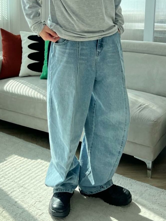 洗水鬆身牛仔褲 EDEN-003P