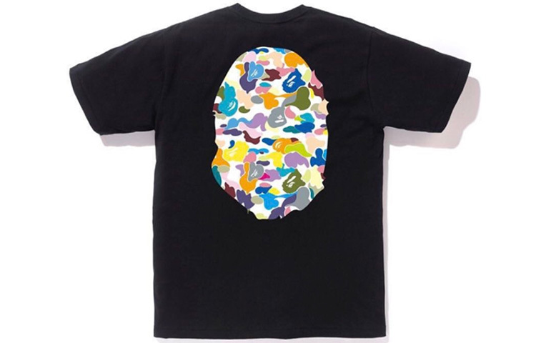 【代購】A BATHING APE Multi Camo Big Ape Head Tee