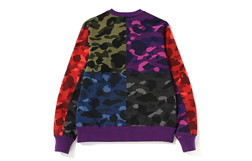【代購】A BATHING APE Mix Camo Shark Crazy Sweatshirt