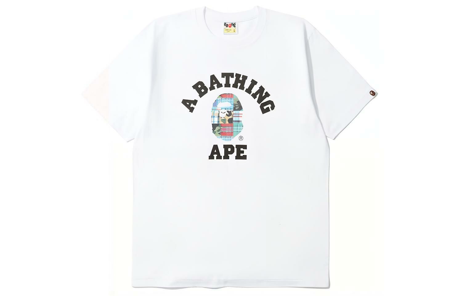 【代購】A BATHING APE Patchwork College Tee
