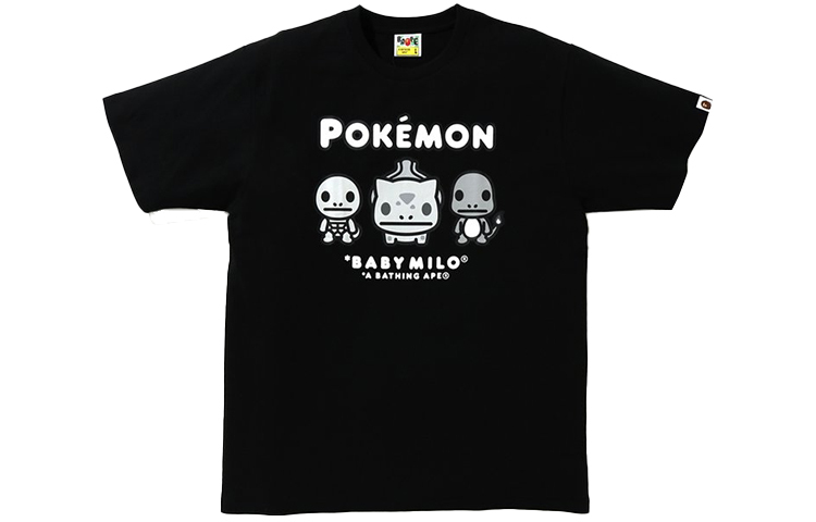 【代購】Pokemon X A BATHING APE Bape T-Shirts Unisex
