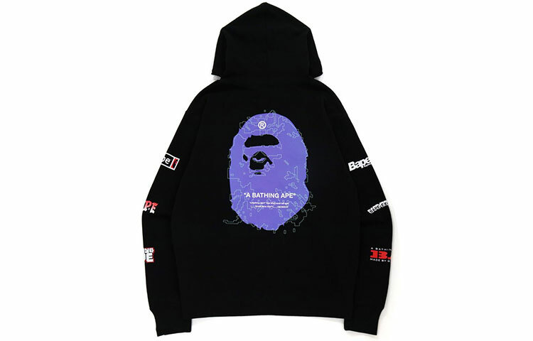 【代購】A BATHING APE Big Ape Head Digital Mosaic Relaxed Fit Full Zip Hoodie