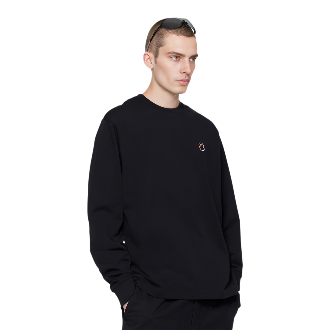 【代購】A BATHING APE Head One Point L/S Tee SS23