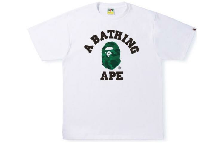 【代購】A BATHING APE Reflector Color Camo College T Shirt