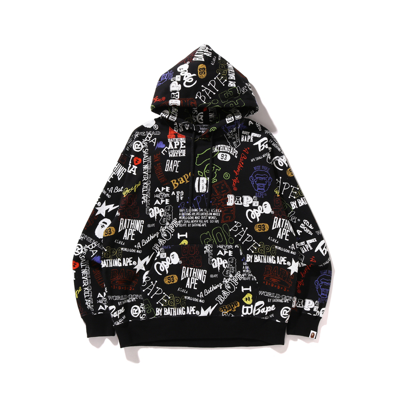 【代購】A BATHING APE Hand Draw Pullover Hoodie