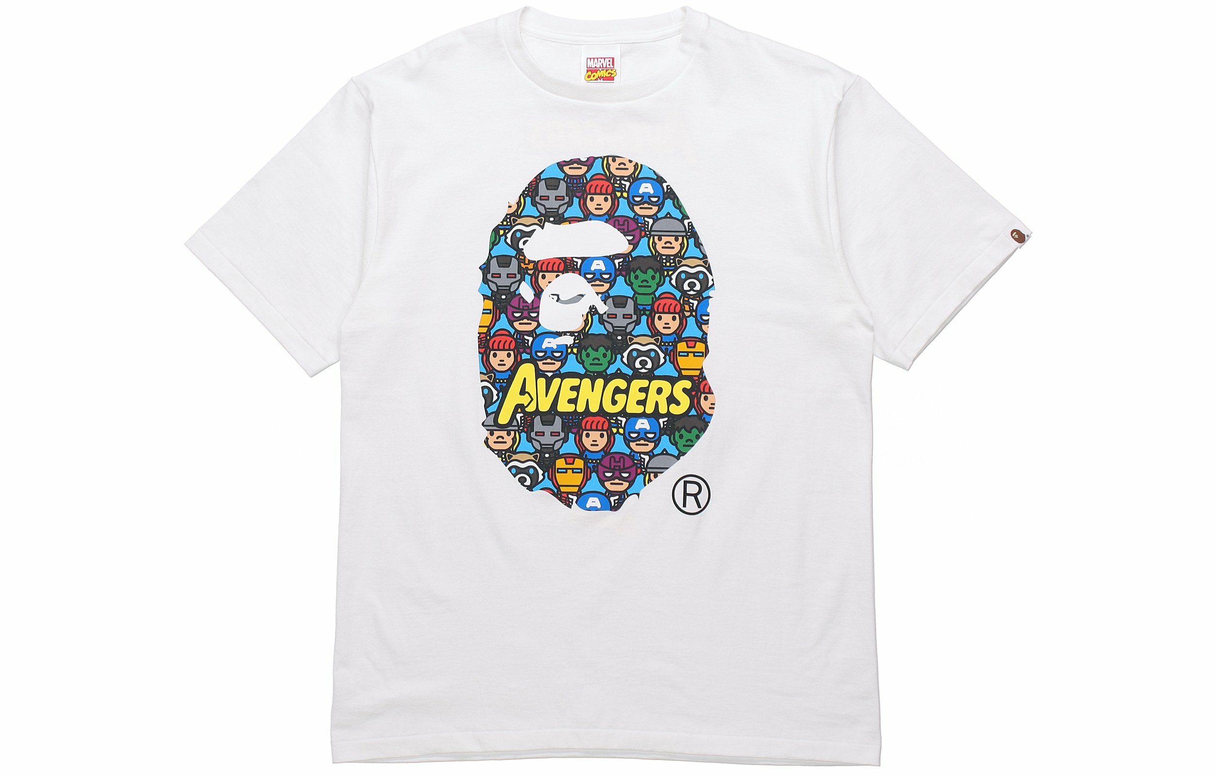 【代購】A BATHING APE X Marvel Comics Avengers Ape Head Tee