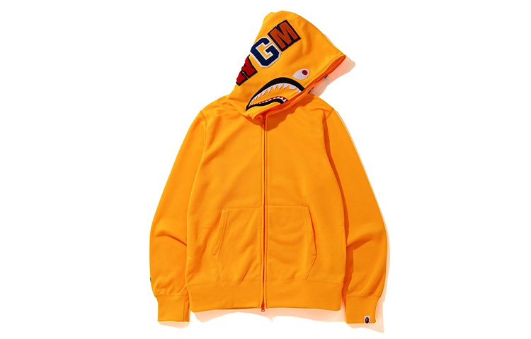 【代購】A BATHING APE Neon Shark Full Zip Hoodie