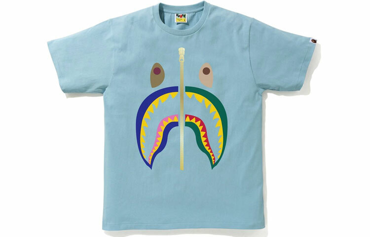 【代購】A BATHING APE Colors Shark Tee