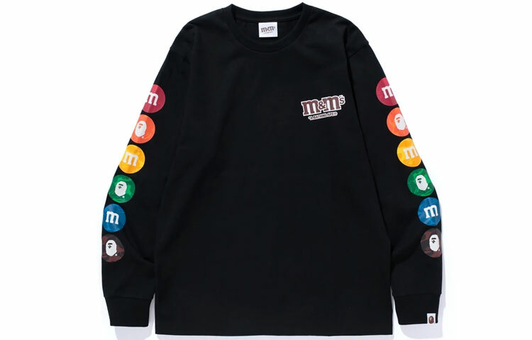 【代購】A BATHING APE X M&M's Mens Long Sleeve Tee