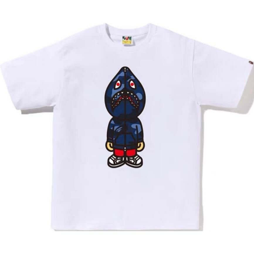 【代購】A BATHING APE Color Camo Classic Milo Shark Tee