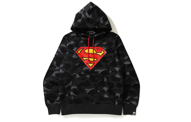 【代購】A BATHING APE X Dc Superman Camo Pullover Hoodie