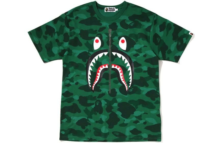 【代購】A BATHING APE Color Camo Shark Tee