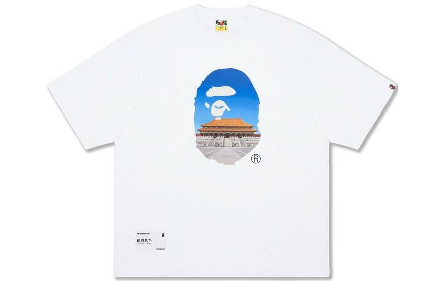 【代購】A BATHING APE Bape Ape World Series SS23 Drop Shoulder Sleeve T-Shirt Men's