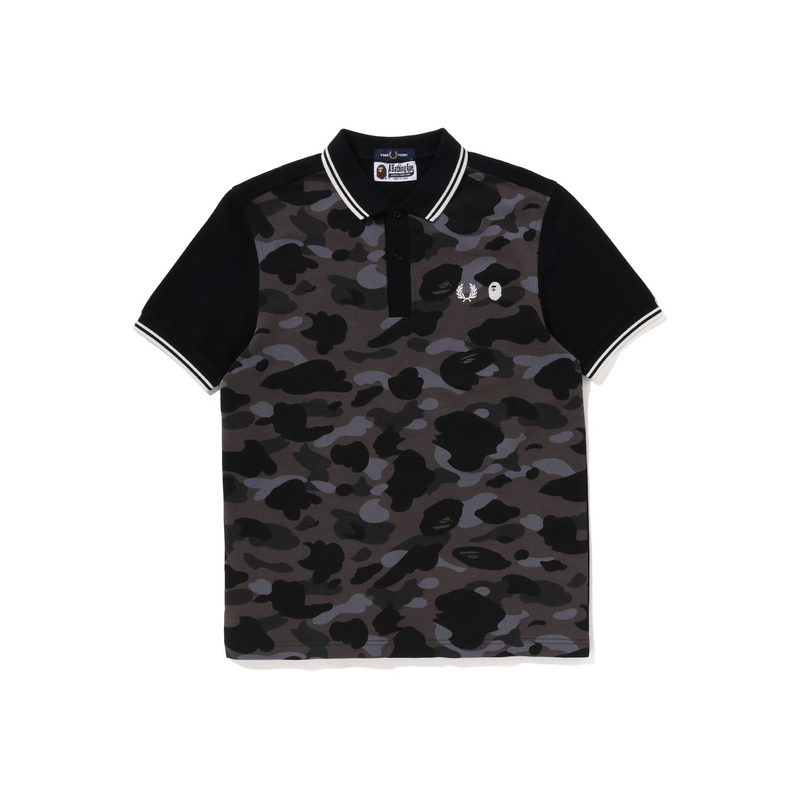 【代購】A BATHING APE X Fred Perry Color Camo Polo