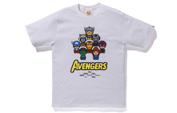 【代購】A BATHING APE X Marvel Milo Avengers Tee