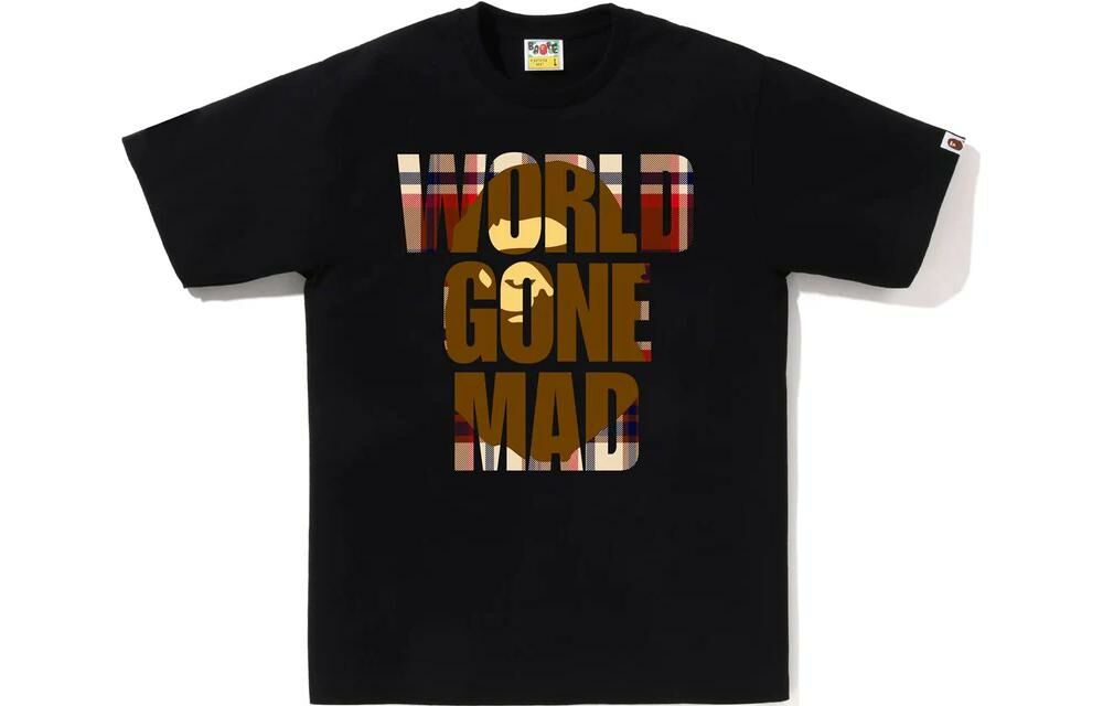 【代購】A BATHING APE Check Wgm Ape Head Overlap Tee