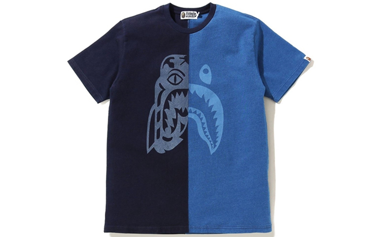 【代購】A BATHING APE Shark Series T-Shirt Unisex Blue