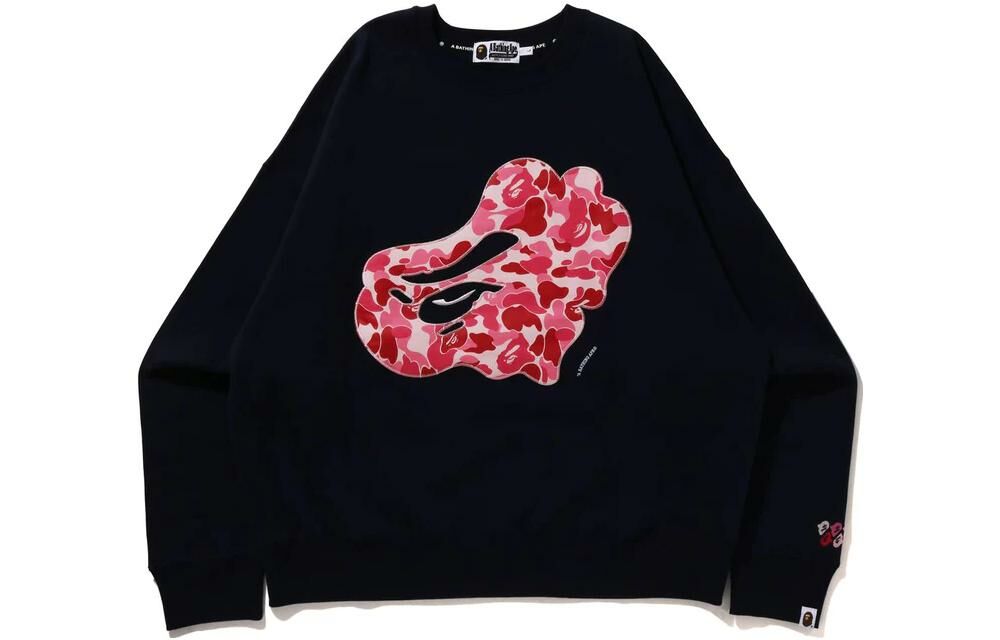 【代購】A BATHING APE Abc Camo Patch Loose Fit Crewneck