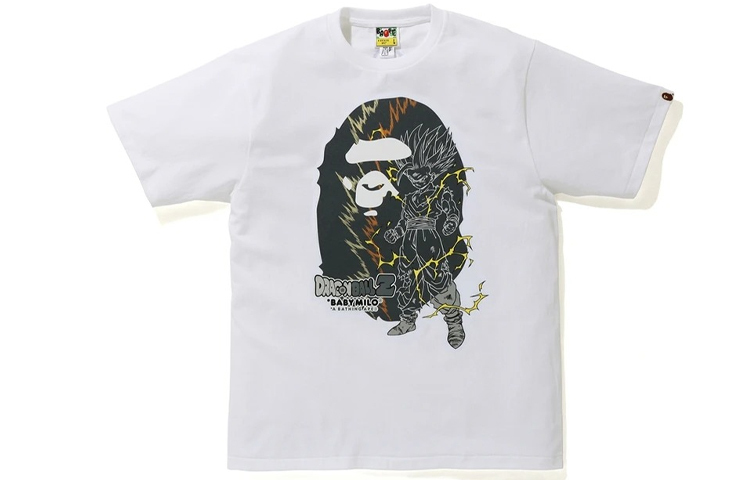 【代購】A BATHING APE X Dragon Ball Z Son Gohan Big Ape Head Tee