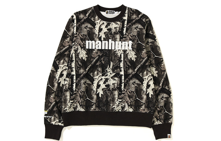 【代購】A BATHING APE Forest Camo Wide Crewneck