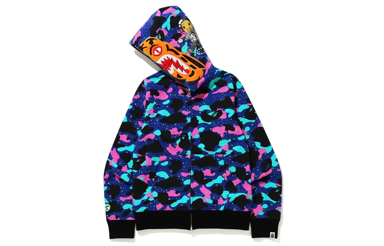 【代購】A BATHING APE X Kid Cudi Tiger Full Zip Hoodie