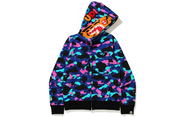 【代購】A BATHING APE X Kid Cudi Tiger Full Zip Hoodie