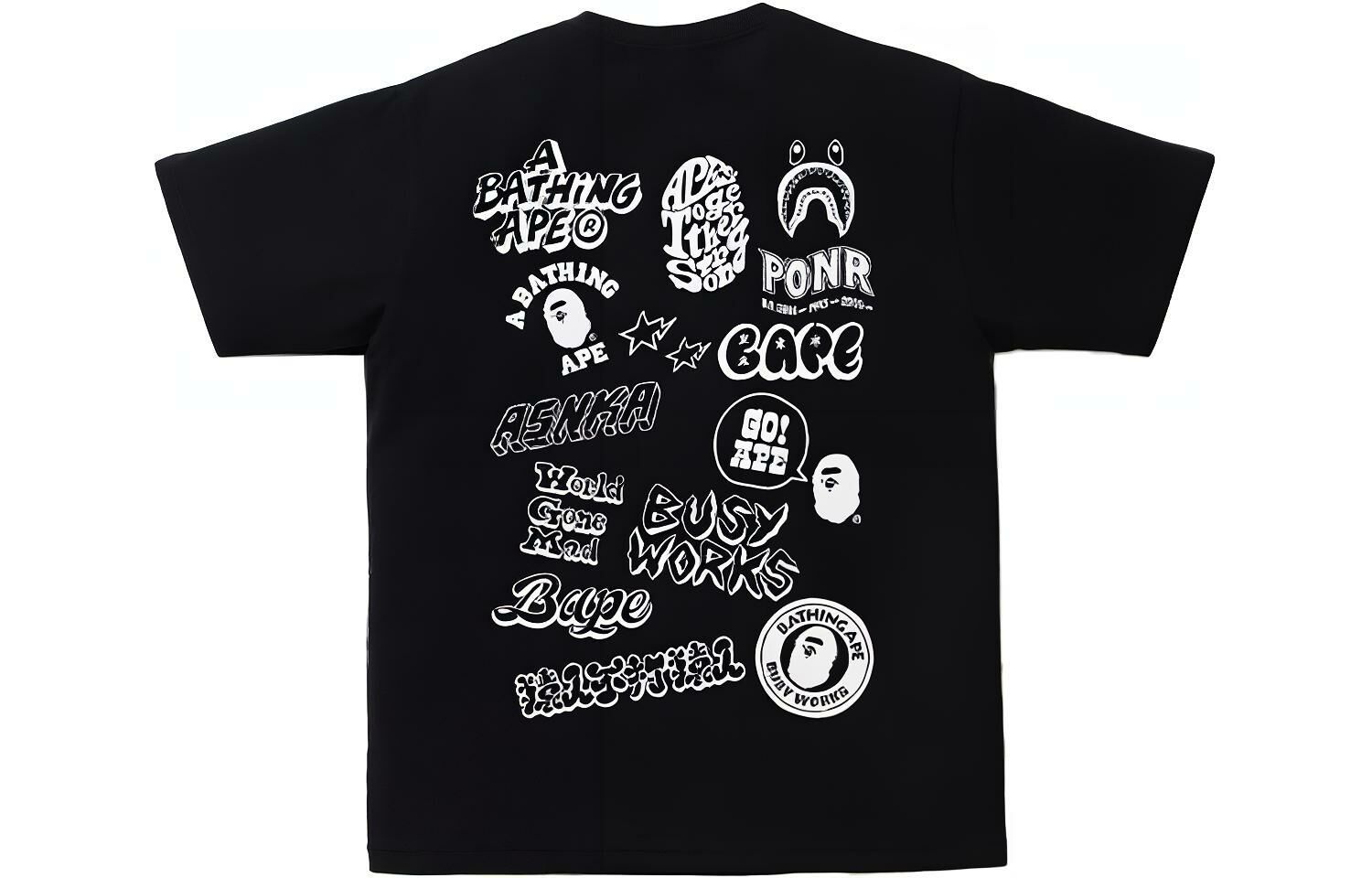 【代購】A BATHING APE Bicolor A BATHING APE Graffiti Tee