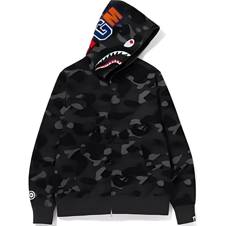 【代購】A BATHING APE Color Camo Shark Pullover Hoodie