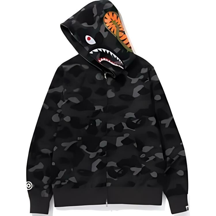 【代購】A BATHING APE Color Camo Shark Pullover Hoodie