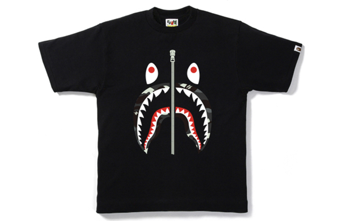 【代購】A BATHING APE Dot Camo Shark Tee